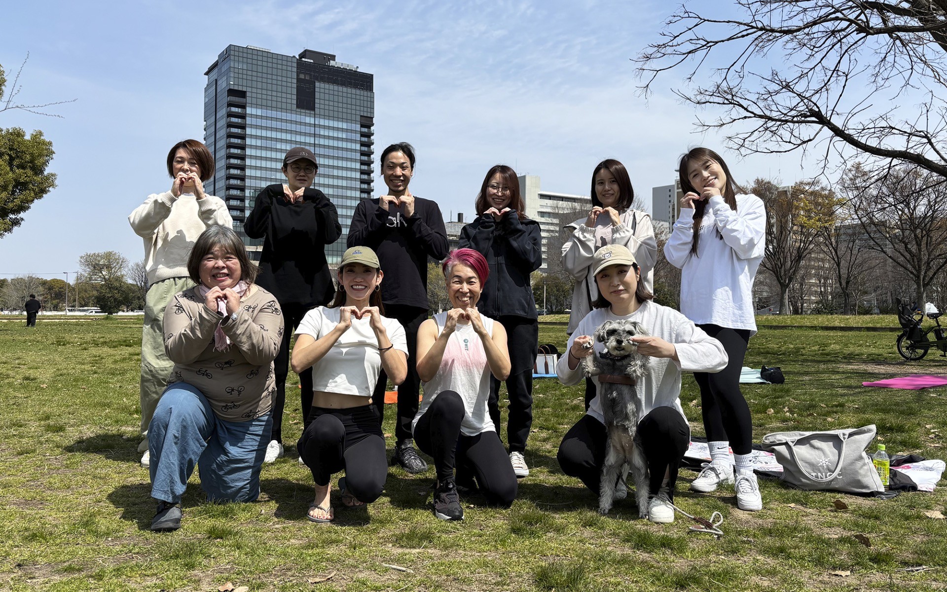 イベントレポート【0032】パークヨガin難波宮跡公園